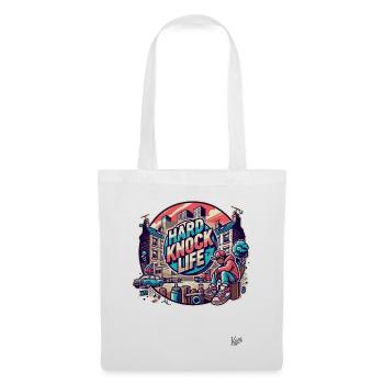 Street Style Urbain Hard Life - Sac en tissu - blanc - Devant