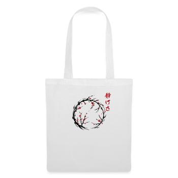Cherry Blossom Serenity Enso - Tote Bag - white - Front