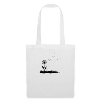 Dandelion and Grass Meadow - Tote Bag - white - Front