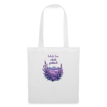 Lavender Gratitude Mountain - Tote Bag - white - Front