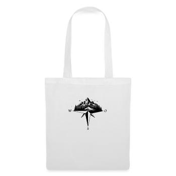 Mountain Compass Adventure - Sac en tissu - blanc - Devant