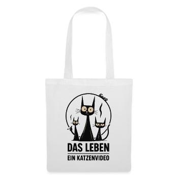 Life: A Cat Video - Tote Bag - white - Front