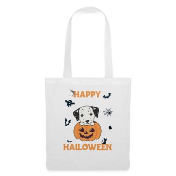 Dalmatians in Pumpkin Cute Dogs Happy Halloween - Tote Bag - white - Front