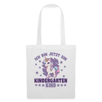 Je suis un enfant de maternelle maternelle licorne - Sac en tissu - blanc - Devant