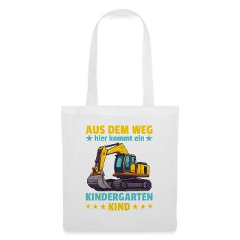 Je suis un enfant de maternelle maternelle licorne - Sac en tissu - blanc - Devant