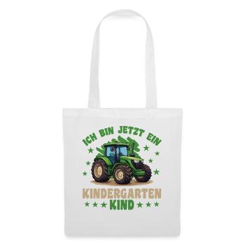 I'm a Kindergarten Child Kindergarten Tractor - Tote Bag - white - Front