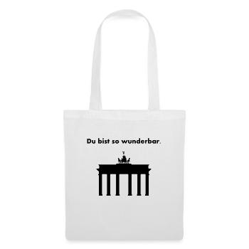 Berlin Brandenburger Tor - Sac en tissu - blanc - Devant