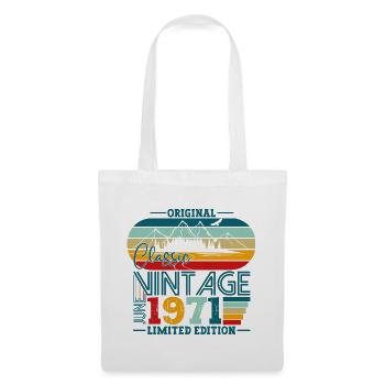 Original June Vintage 1971 51st Birthday Men - Tote Bag - white - Front