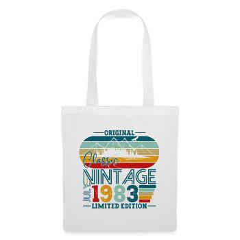 Original Juillet Millésime 1983 39ème Anniversaire Hommes - Sac en tissu - blanc - Devant