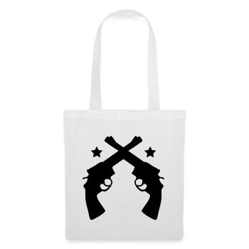 Crossed Pistols - Tote Bag - white - Front
