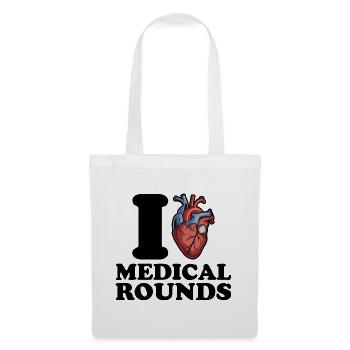 J’adore les rondes médicales - Sac en tissu - blanc - Devant