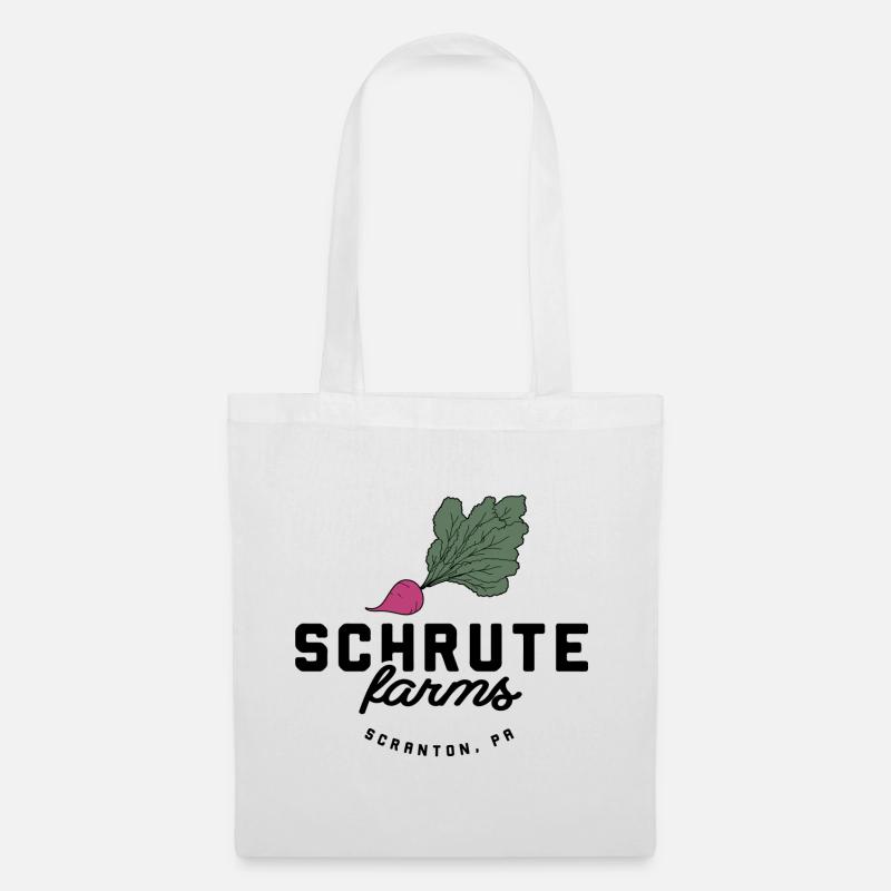 Schrute Bauernhöfe - Stoffbeutel - Weiß
