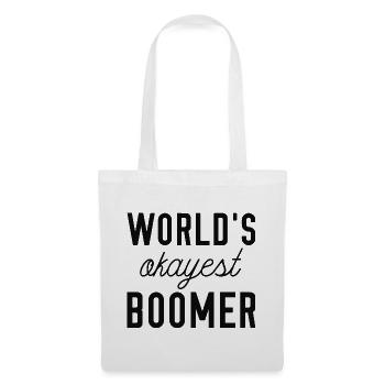 World's Okayest Boomer - Tote Bag - white - Front