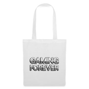 GAMING FOREVER - Gaming - Sac en tissu - blanc - Devant