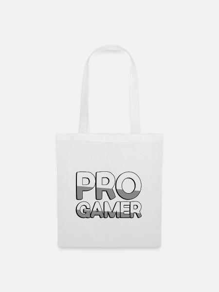 PRO GAMER - Gaming - Stoffbeutel - Weiß