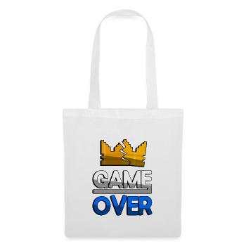 GAME OVER (Blue) + King Crown - Gaming - Tote Bag - white - Front