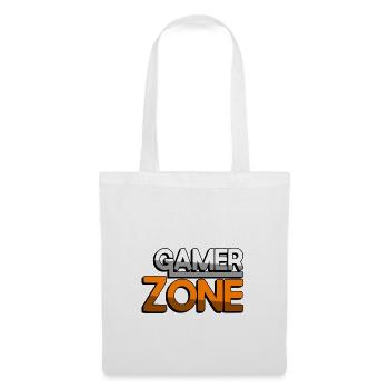 GAMER ZONE (Orange) - Gaming - Stoffbeutel - Weiß - Vorne