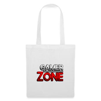 GAMER ZONE (Rot) - Gaming - Stoffbeutel - Weiß - Vorne