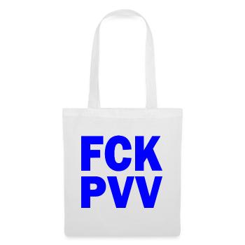 Fck pvv - Sac en tissu - blanc - Devant