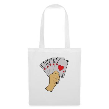 Card game luck - Tote Bag - white - Front