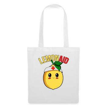 Citron disant - Sac en tissu - blanc - Devant