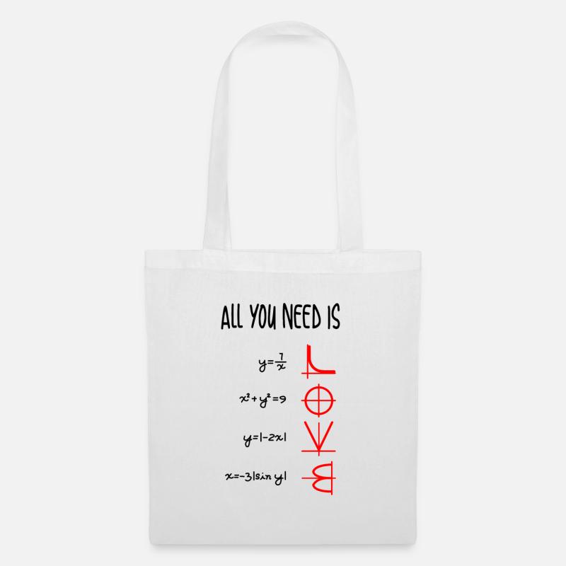 All you need is LOVE - Stoffbeutel - Weiß