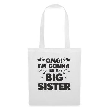 Sister baby birth gift family brother - Tote Bag - white - Front