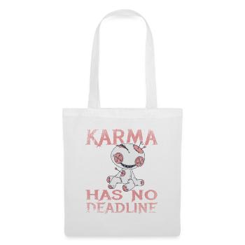 Karma n’a pas de date limite - Sac en tissu - blanc - Devant