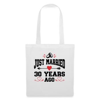 Je viens de me marier il y a 30 ans 30e anniversaire de mariage - Sac en tissu - blanc - Devant