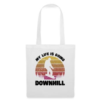 Snowboarding Art Snowboard Snowboarder - Tote Bag - white - Front