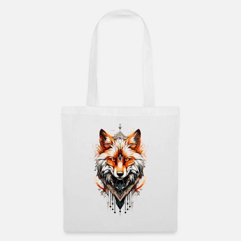 Fuchs - Stoffbeutel - Weiß