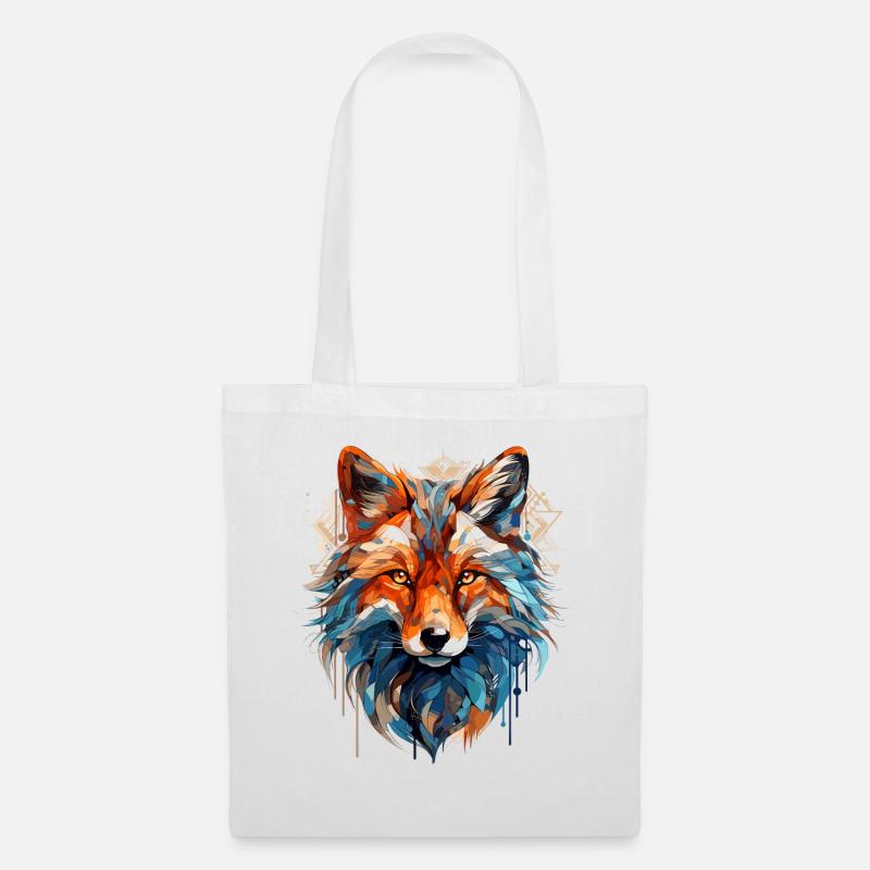 Fuchs - Stoffbeutel - Weiß