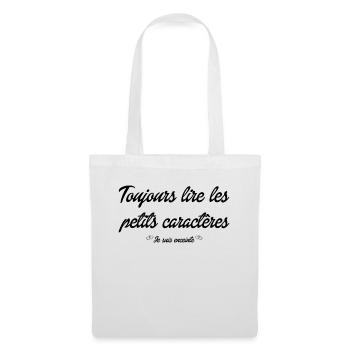 Annonce grossesse humoristique femme enceinte mère - Sac en tissu - blanc - Devant