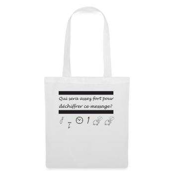 Annonce grossesse humoristique femme enceinte mère - Sac en tissu - blanc - Devant
