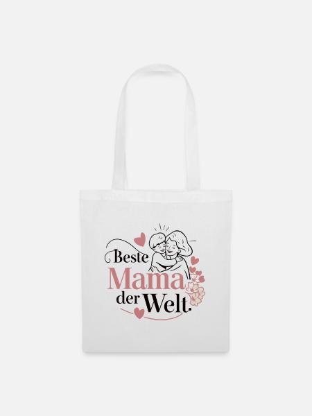 aller beste Mama der Welt - Stoffbeutel - Weiß