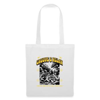 Chill Hippie Vibes – Nature and Weed Style - Tote Bag - white - Front