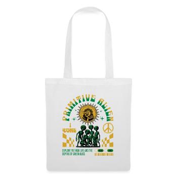 Primitive Alien Stoned – Fans d’Alien et de Stoner - Sac en tissu - blanc - Devant