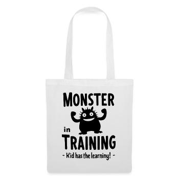 Monster Fun - Stoffbeutel - Weiß - Vorne