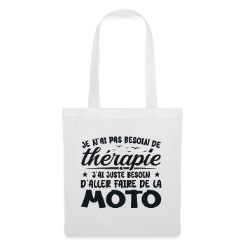 Biker Need to Ride Motorcycle Humor Gift - Tote Bag - white - Front