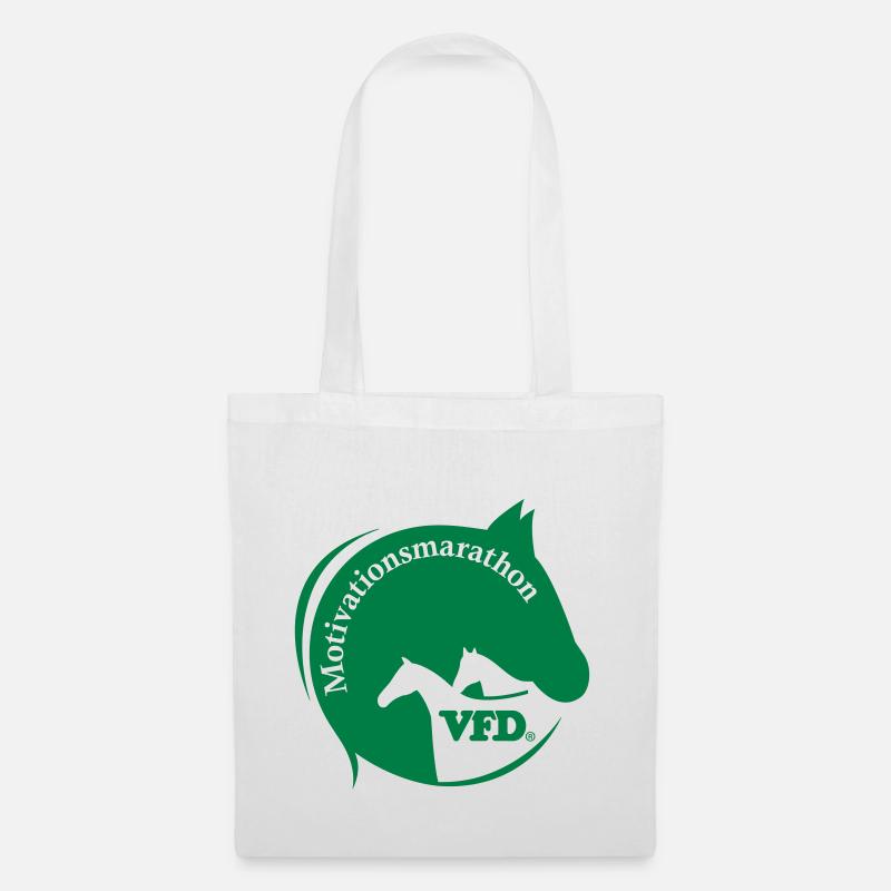 VFD Motivationmarathon Logo - Stoffbeutel - Weiß