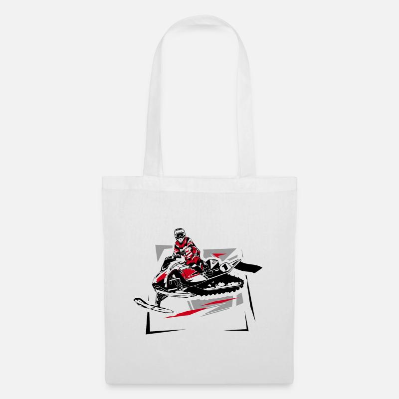 Snowmobil - snowmobile - snowmobile - Tote Bag - white