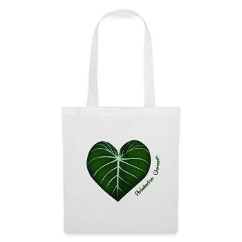 Philodendron Gloriosum - Sac en tissu - blanc - Devant