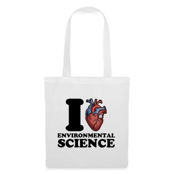 J’adore les sciences de l’environnement - Sac en tissu - blanc - Devant