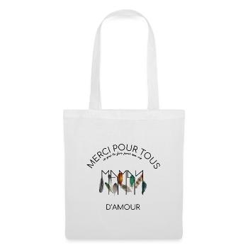 Merci pour tous ce que tu fais maman - Sac en tissu - blanc - Devant
