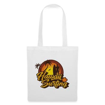 Hawaii Surfing Retro Vintage - Stoffbeutel - Weiß - Vorne