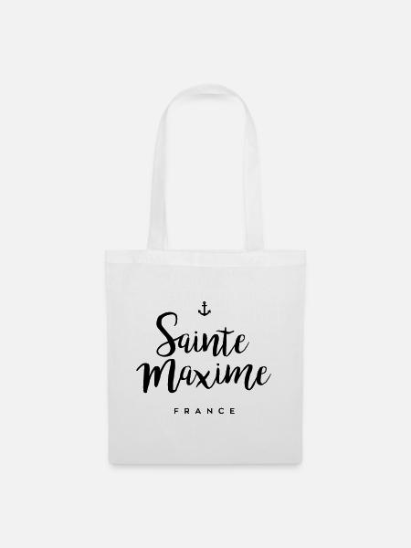 Sainte-Maxime - France - Sac en tissu - blanc