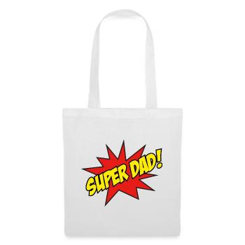 Super Papa! - Stoffbeutel - Weiß - Vorne