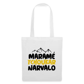 Maramé Tchoukar Narvalo - Sac en tissu - blanc - Devant