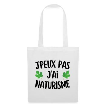 J'peux pas j'ai naturisme - Sac en tissu - blanc - Devant