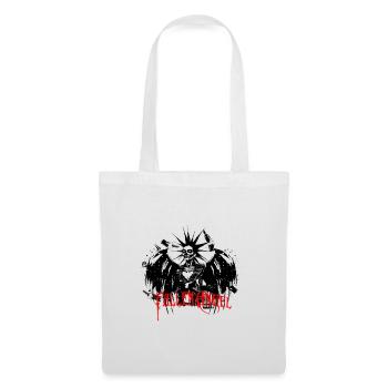 Evil Punk Fallen Angel Graphics Fallen Angel Inscription - Tote Bag - white - Front